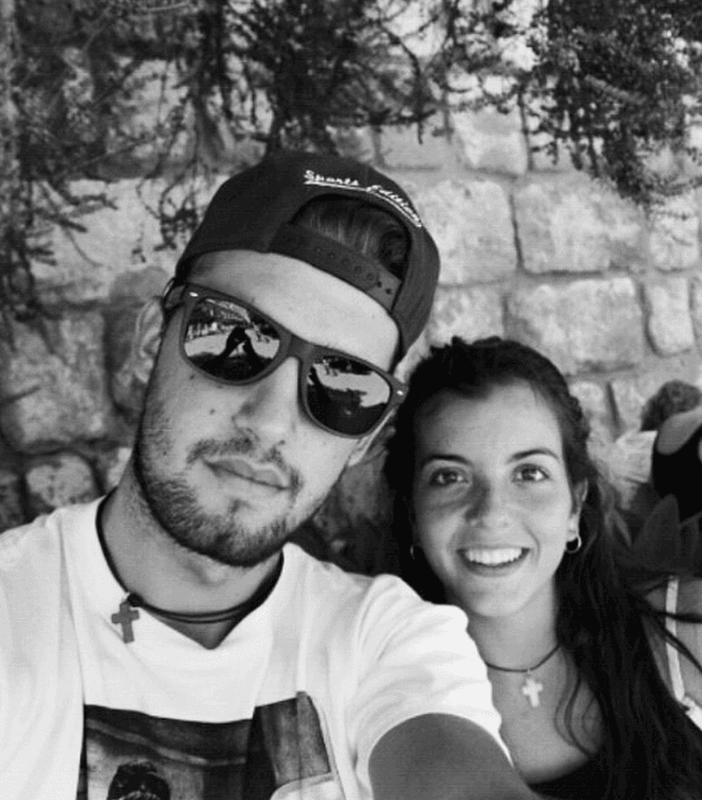 Marta y Alejandro de jóvenes
