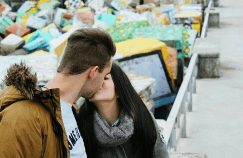 Marta y Alejandro de jóvenes