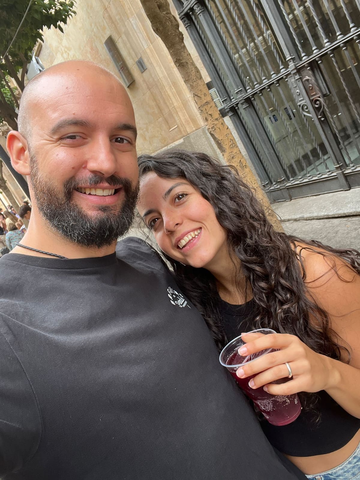 Selfie de Marta y Alejandro